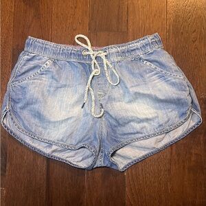 Roxy Light Blue Jean Shorts